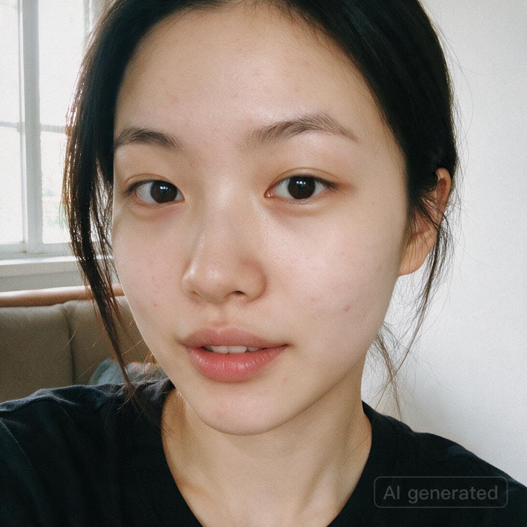 美颜后